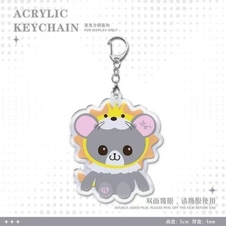 New Pondphuwin Kaotungfirst GeminiFourth Acrylic Keychains Cartoon Backpack Pendant Key Chain Kawaii Key Ring Accessorie