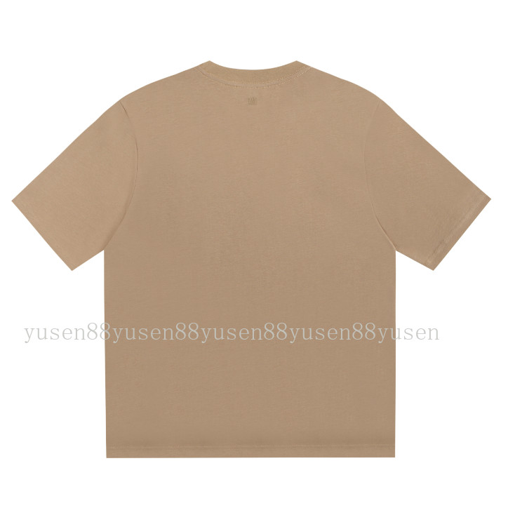 Áo thun cổ tròn ngắn tay phong cách mới, chất liệu cotton nguyên chất