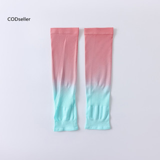 Tay áo chống nắng với băng co giãn thoáng khí, thích hợp cho thể thao và lái xe đạp ngoài trời - Màu gradient phù hợp cho cả nam và nữ