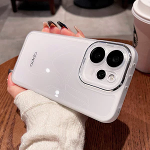 Dành Cho OPPO Reno 15 / Reno 15 Pro 5G Matte Case Silicon Trong Suốt Bảo Vệ Ống Kính Máy Ảnh