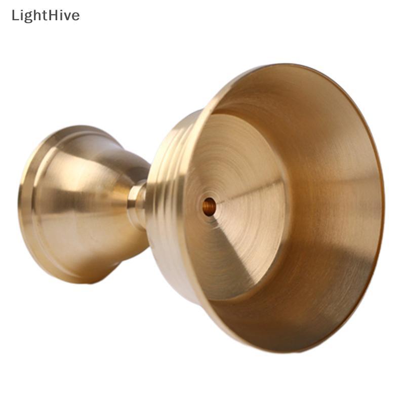 [LightHive] 1 Chân Đế Nến Đồng Bơ Đèn Dài Candlesti Đặt Nến Đồng Cốc Trang Trí Nhà (TH)