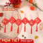 Bao lì xì treo cây trang trí Tết - Combo 12 dây liễng, mẫu mã đa dạng đẹp mắt, kích thước mini tiện lợi