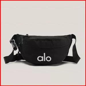 GC2 Alo Túi đeo thắt lưng vải đa năng thời trang dành cho nữ Túi đeo vai nhiều túi màu trơn di động CG2