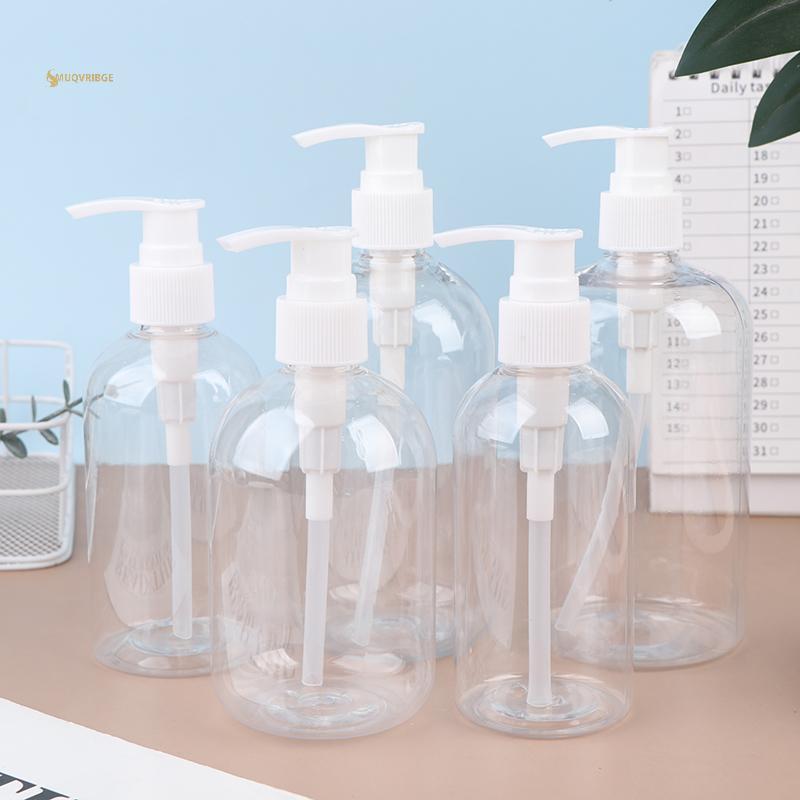 MUQV 200-500ml Di Động Máy Bơm Rỗng Chai Xi Lanh Dầu Gội Lotion Bền Có Thể Đổ Lại Hộp Đựng Cho Xà Phòng Lỏng n