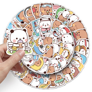 60 Chiếc Kawaii Bubu Và Dudu Dán DIY Chai Nước Laptop Ván Trượt Sổ Lưu Niệm Hành Lý Trẻ Em Đồ Chơi