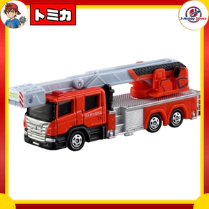 Takara Tomy "Tomica Long Type Tomica No. 145 Nagoya City Fire Department 30m Class Articulating Ladder Truck" Mini Car Toy for Ages 3 and Up Boxed Toy Safety Standard Compliant ST Mark Certification TOMICA