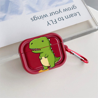 Ốp lưng chống rơi khủng long nhỏ dễ thương cho AirPods 2 3 4 S PRO PRO PRO2 PRO3 Vỏ nhựa TPU mềm JTEJ