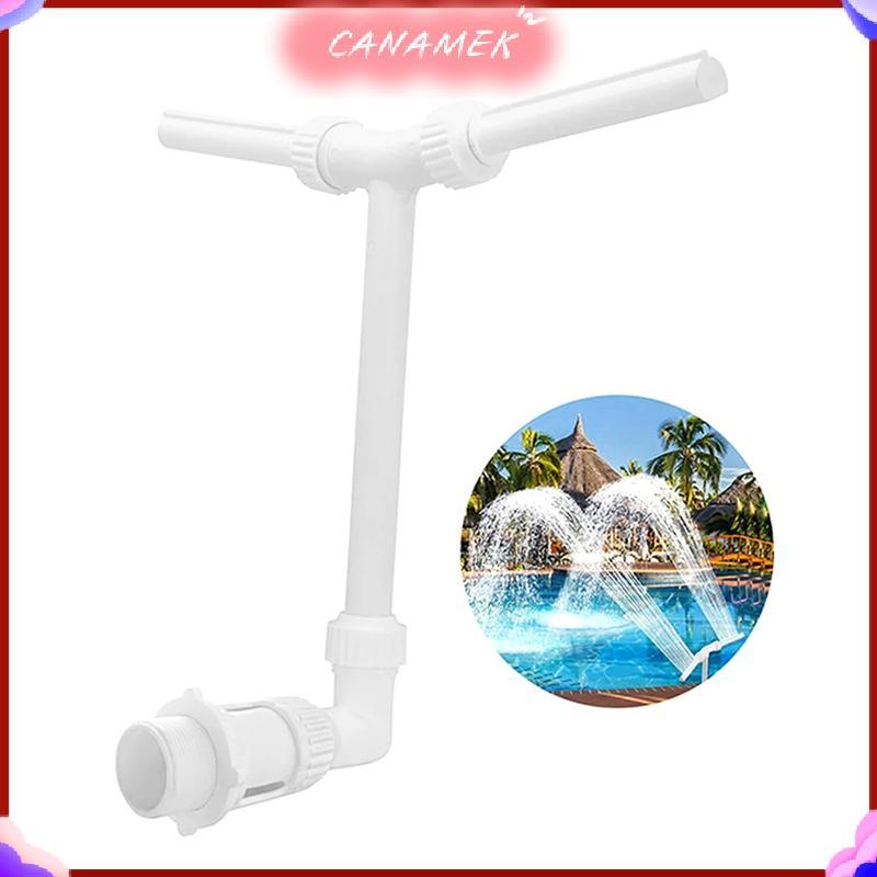 CANAMEK Thác Nước Bể Bơi Kép Điều Chỉnh Được - Phụ Kiện Trang Trí