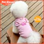 Quần áo cho chó Quần áo cho mèo Đi chơi Lực kéo hoạt hình Lợn con Gấu nhỏ Áo vest thú cưng Áo vest cho chó Mèo / Chó nhỏ Teddy Bichon Pomeranian Sách nhỏ màu đỏ