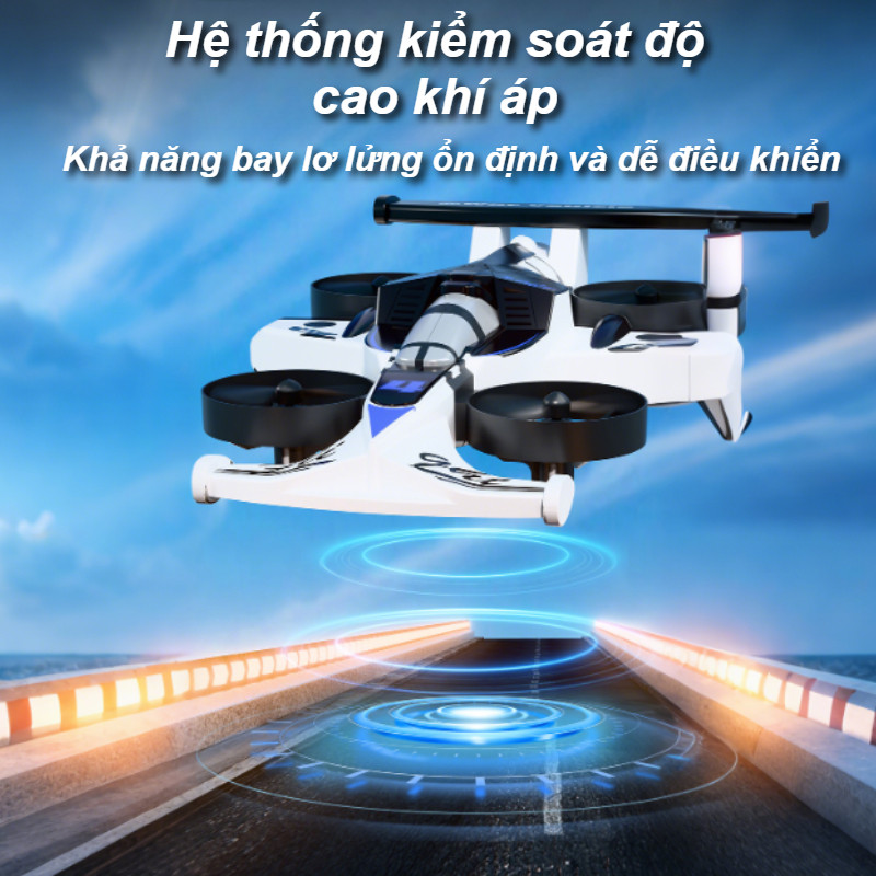 【SKISOPGO】Máy Bay Điều Khiển Từ Xa 4 Bốn Trục Đồ Chơi,Đa Năng Trên Bộ Và Trên Không,Quà Sinh Nhật Cho Trẻ Em