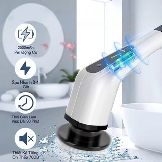 Bàn Chải điện 9 Trong 1 Làm Sạch Quay USB Đa Năng Có Thể Điều Chỉnh Tốc Thời Gian Động Cao Cấp Nạp Chuyn Dụng Cụ Mạnh