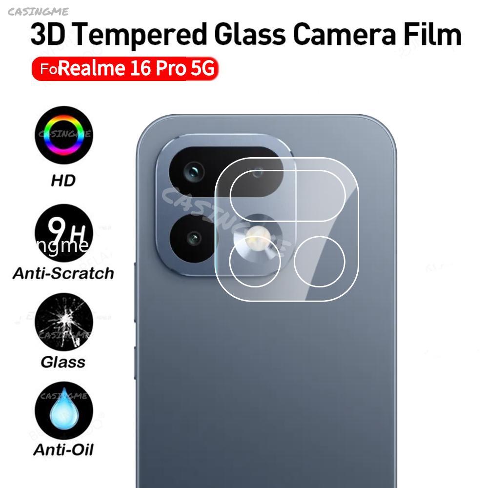 Bảo vệ ống kính máy ảnh 3D Realme 16 Pro 5G 2026 cho Realme 16 Realme16 16Pro 16x 16T Pro Plus + 4G 5G 2026 Kính cường lực trong suốt Bảo vệ camera sau
