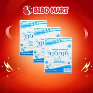 Combo Khăn Vải Khô Đa Năng Mama Khăn Vải Không Dệt Co Giãn An Toàn Cho Làn Da Bé 240 Tờ - Bibo Mart
