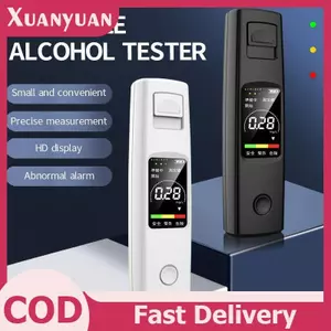 XUAN Chuyên Nghiệp Độ Nhạy Cao Breathalyzer Rượu Di Động Rượu Thử Nghiệm Type-C Sạc Kỹ Thuật Số Hơi Thở Rượu Máy Kiểm Tra VN