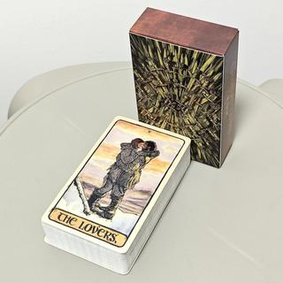 Bộ bài Tarot Game of Thrones 10.3 * 6cm GOT, 78 lá bài minh họa tuyệt đẹp Trò chơi kể may mắn saixit2vn