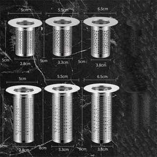 [COD] Bộ lọc bồn rửa PURECOTTON0, Lưới lọc thoát nước sàn chống đâm thủng có tay cầm, Dụng cụ thoát nước thải bằng thép không gỉ chống tắc hữu ích Nút chặn tóc thực phẩm Dụng cụ vệ sinh phòng tắm nhà bếp