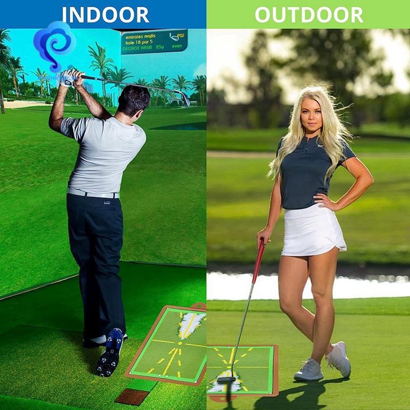 Thảm tập golf cao cấp, hỗ trợ huấn luyện chuyên nghiệp, sử dụng trong nhà hoặc ngoài trời