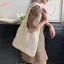 HFSHY Nữ Móc Túi Tote Rỗng Túi Đi Biển Dung Tích Lớn Túi Xách Thời Trang Dệt Kim Đeo Vai Túi Mua Sắm Cho Du Lịch Kỳ Nghỉ VN