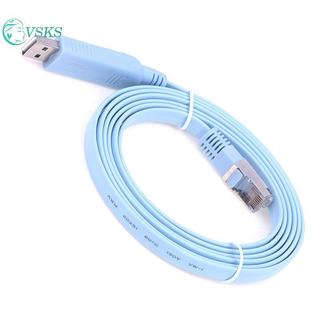 Chenlongshang 1.8M USB Sang RJ45 USB Sang RS232 Serial Sang RJ45 CAT5 Console Adapter Dây Cáp EN