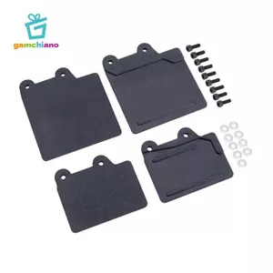 Gamchiano 2 Chiếc Mô Phỏng Chắn Bùn Chắn Bùn Tỉ Lệ 1: 8 DIY Phụ Kiện Xe Tải Di Động Mô Hình Chắn Bùn Cho Xe RC Cho Xe Mjx Hyper Go H8H