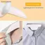 NS 10 Chiếc Trắng Chống Bẩn Mồ Hôi Stier Áo Sơ Mi Cổ Áo Khử Mùi Dùng Một Lần Phù Hợp Với Unisex Stiers Hút Mồ Hôi Chống Mồ Hôi Pad Mới NS