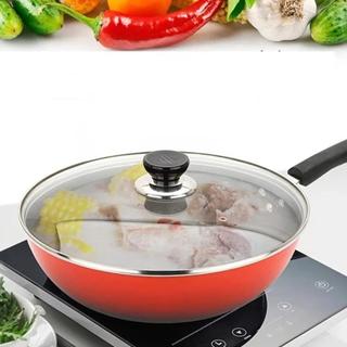 SEREN Chảo Chiên, Nắp Nồi Kính Cường Lực Đa Năng, Núm Tròn Bền Đẹp Bộ Phận Nồi Inox Phụ Kiện Nhà Bếp