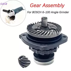 SAIA Gear Assembly, Bộ bánh răng mài góc kim loại phay kim loại, Phụ kiện công cụ điện có độ tin cậy cao cho máy mài góc BOSCH 6-100 FF03-100A