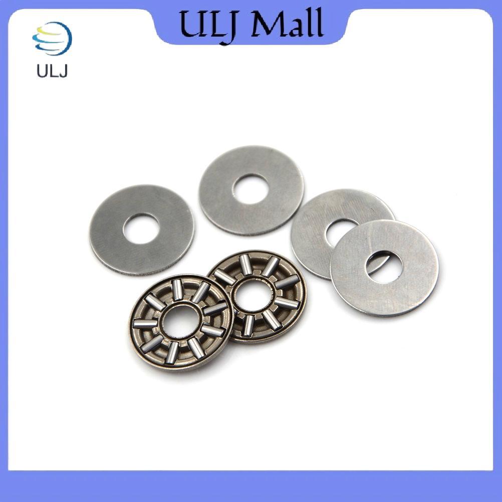 ULJ 2 bộ AXK0619 Vòng bi lăn kim lực đẩy có hai vòng đệm 6mm x 19mm x 2mm.