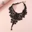 Nhẫn chocker ren hạt đá quý phong cách Gothic gợi cảm, quà tặng đẹp dành cho nữ