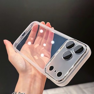 Ốp lưng iPhone trong suốt chống sốc kèm kính camera chống ố vàng cho iPhone 17 Air 16 15 14 13 12 11 Pro Max XS XR 7P 8P