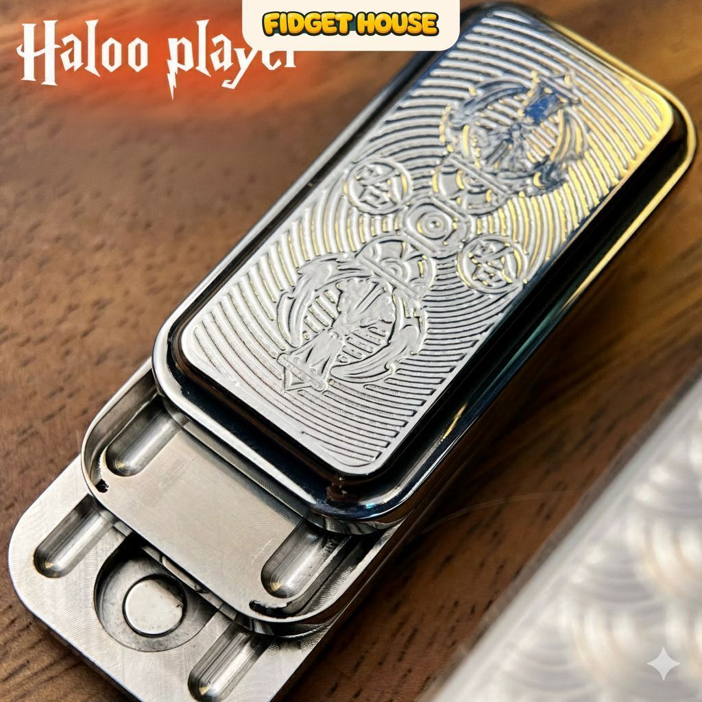 Fidget Slider Tiếng Chuông Haloo Player - Fidget EDC Kim Loại - Đồ