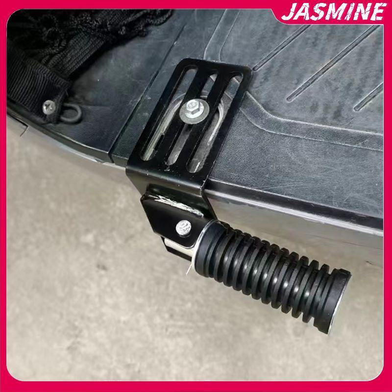 JASMINE 2 Chiếc Phía Trước Footrestfortable Đường Phố Cruise Bàn Đạp Có Thể Gập Lại Kim Loại Xe Máy Chân Chốt Xe Đạp Điện Phụ Kiện DIY JASMINE