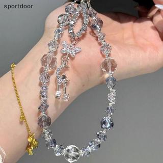 [sportoutdoor] 1 Cái Trong Suốt Nhiều Màu Sắc Kim Cương Giả Ngôi Sao Mặt Trăng Dây Điện Thoại Túi Xách Quyến Rũ Móc Khóa Thời Trang Lấp Lánh Hạt Pha Lê Mặt Dây Chuyền Dành Cho Nữ [out]