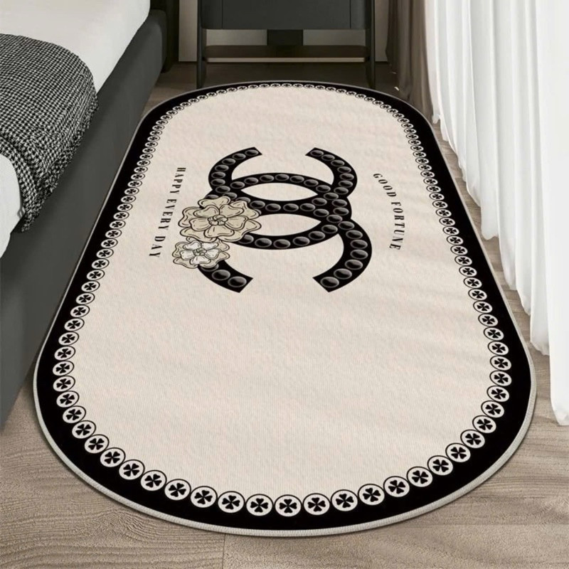 Thảm chân giường size 50x120cm, decor phòng ngủ, phòng khách, chất liệu Lông mềm mịn, thấm hút tốt