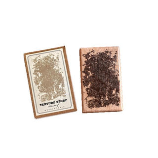 ENWEI 1 Cái [Dòng truyện họa tiết] Phong cách cổ điển Tem gỗ nhỏ giọt Bí mật Rock Time Patterns Tạp chí Nền trang trí Chất liệu