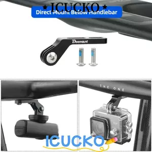 Tay Lái Xe Đạp ICUCKO Dưới Chân Đế, Xoay 360° Cho Giá Đỡ Máy Ảnh, Hợp Kim Nhỏ Gọn Đa Năng