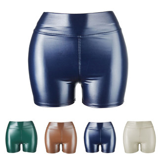 Quần da PU lưng cao nữ - Mỏng co giãn, nâng hông, phù hợp legging và quần ngắn bó sát.