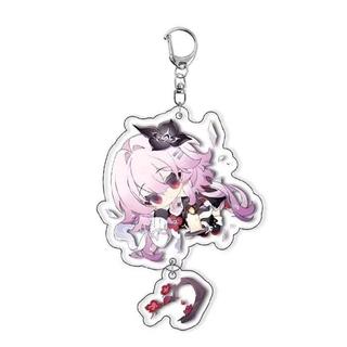Gantungan Kunci Karakter Honkai Star Rail Akrilik Bening Transparan Keychain Hadiah Anime Kawai Kado Figure Gift