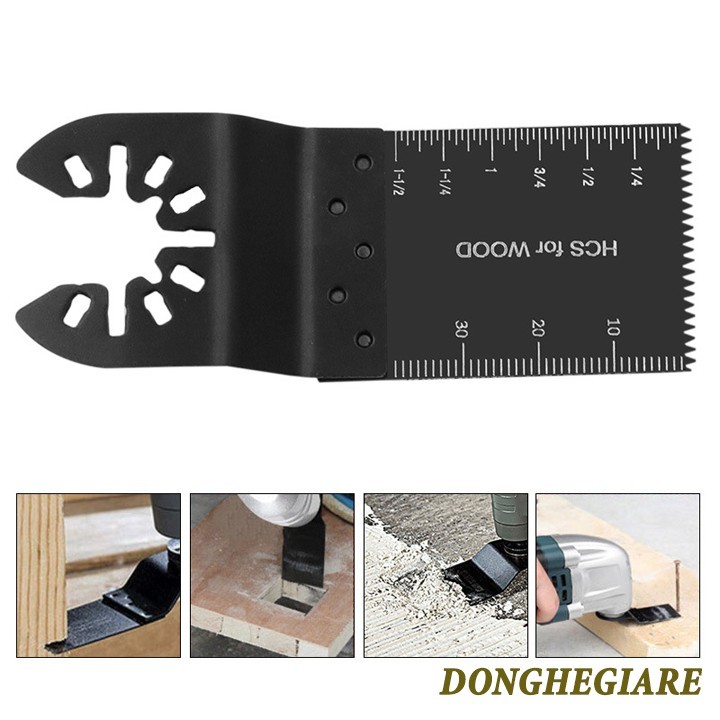 Bộ 10 dao rung gắn máy mài cắt cầm tay đa năng Lưỡi Cưa Cắt Rung Đa Năng，Bộ 10 Dao / 10 Lưỡi，Cắt chính xác, ít bavia