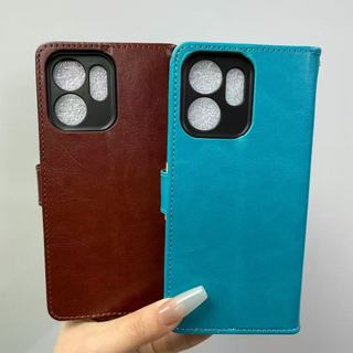 Áp dụng cho OPPO RENO14F CPH2743 Reno14 F FS 5G Reno 14F 5G RENO 14FS Vỏ da doanh nhân có khóa có thể gập lại có ví dây và vỏ điện thoại