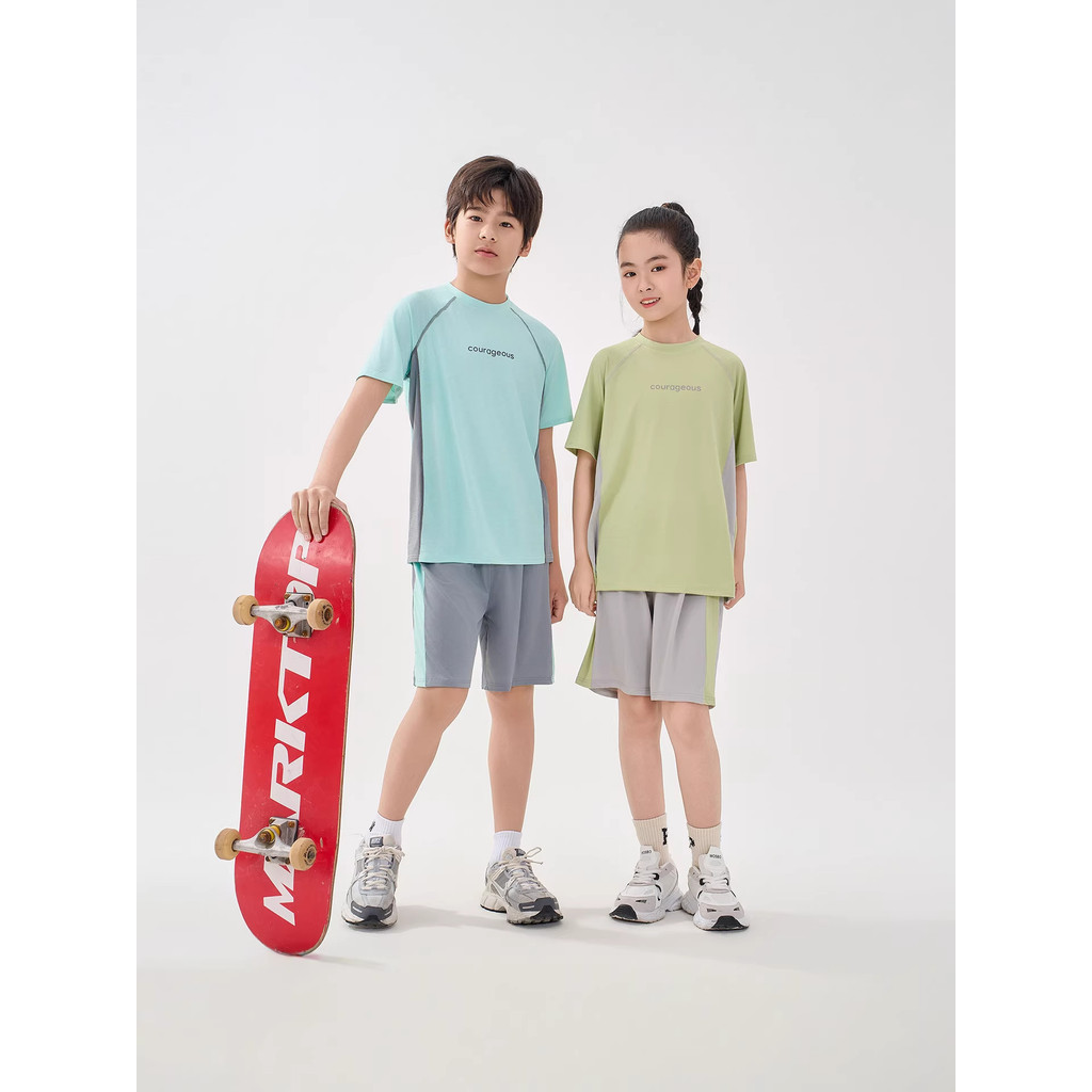 Quần Áo Bóng Rổ Cho Thiếu Nhi Lớn, Size 110-180, Phong Cách Mới, Quần Short Tay Ngắn, Thích Hợp Mùa Hè