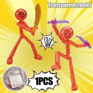 Joint People Runaway Stickman Lắp ráp di chuyển nhiều loại khối xây dựng sáng tạo Người bán buôn búp bê