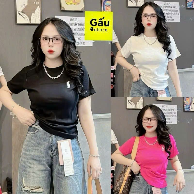 Áo thun nữ CROPTOP phom ôm tôn dáng 4 chiều NGỰA thoitangthubio