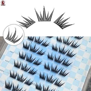 Cụm lông mi màu đen có thể tái sử dụng - Không cần keo cho buổi biểu diễn thời trang Đám cưới khiêu vũ
