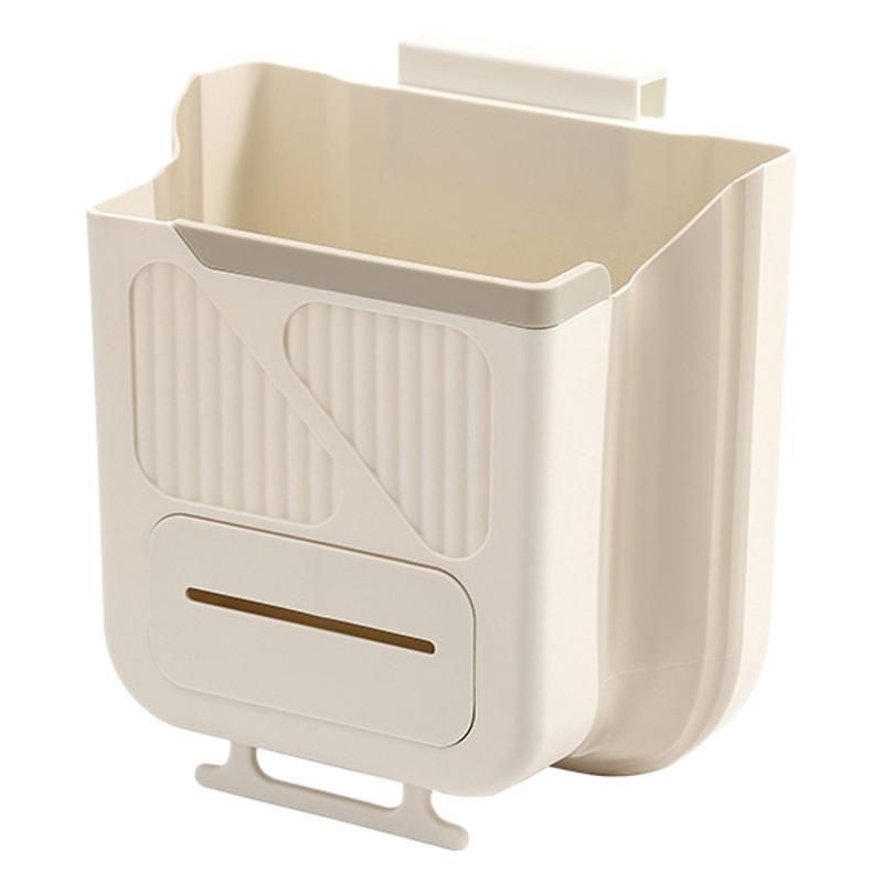 【COD】Thùng rác 7L/10L treo tường gấp gọn đa công năng dùng cho nhà bếp, nhà vệ sinh, ban công, mở rộng dễ dàng khi cần.