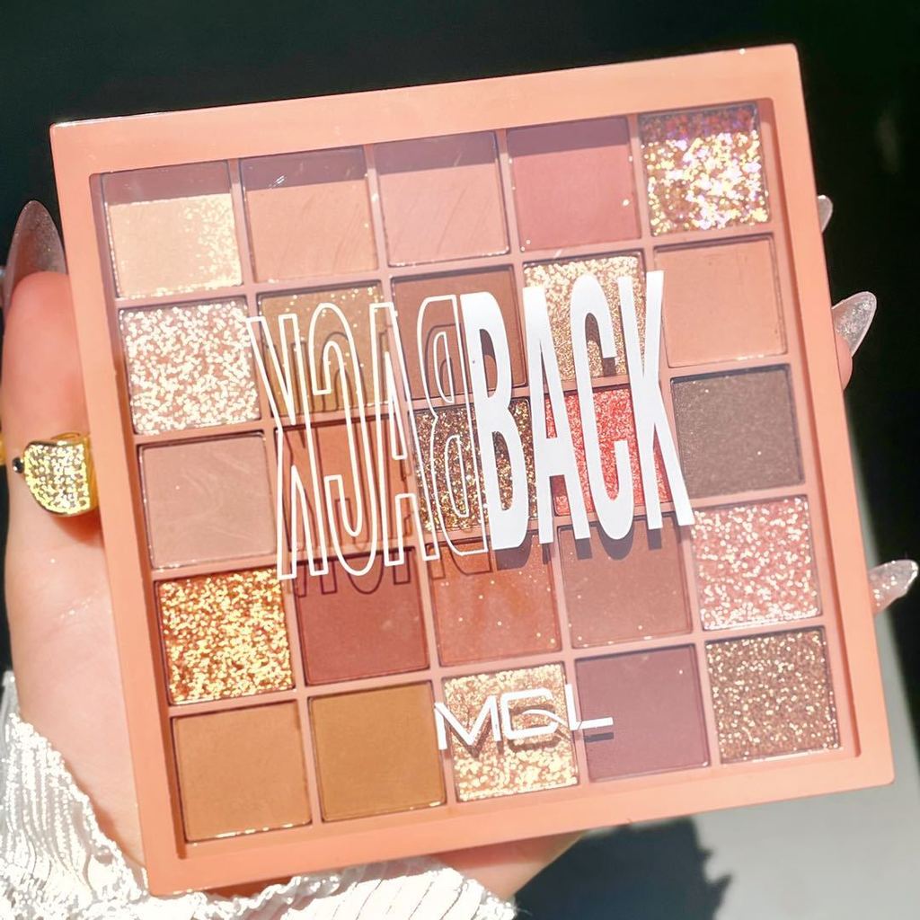 Bảng Phấn Mắt MGL 24 Màu, Màu Đất Mờ, Hồng Pure Desire, Tiệc Sinh Viên Giá Rẻ, Mỹ Phẩm Trang Điểm Cho Người Mới