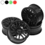 4 Màu 1 / 10 RC Trên Đường Trôi Xe Đua Nhựa Bánh Xe Vành Bánh Xe Trung Tâm Cho Tamiya XV02 Kyosho HSP HPI Sakura Traxxas RedCat