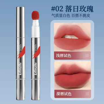 Smudged Soft Mist Lip Easy Makeup Matte Girly Lip Glaze Blush Toot Lip Mud Soft Waxy Cushion Lip Cream Son môi