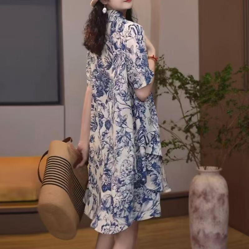 Bộ đồ thường ngày mùa hè gồm cardigan dáng rộng plus size và quần short