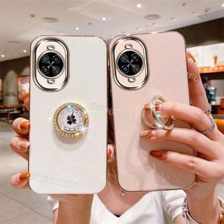 Ốp lưng Huawei Nova 14 14Pro Thiết kế mới Huawei Nova 14 Pro Vỏ điện thoại mạ điện silicon mềm sang trọng có giá đỡ nhẫn
